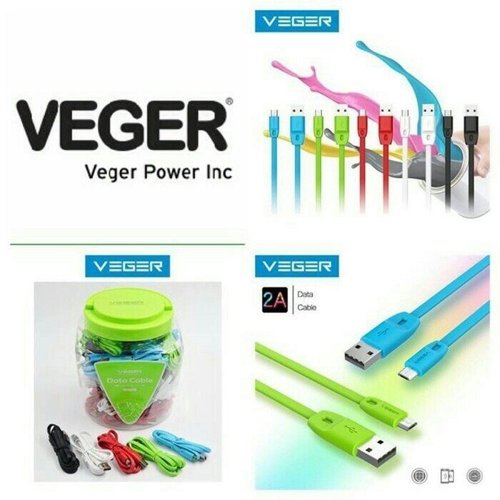 Kabel Data Type C USB Veger VP-100 2A Original Veger Fast Charging