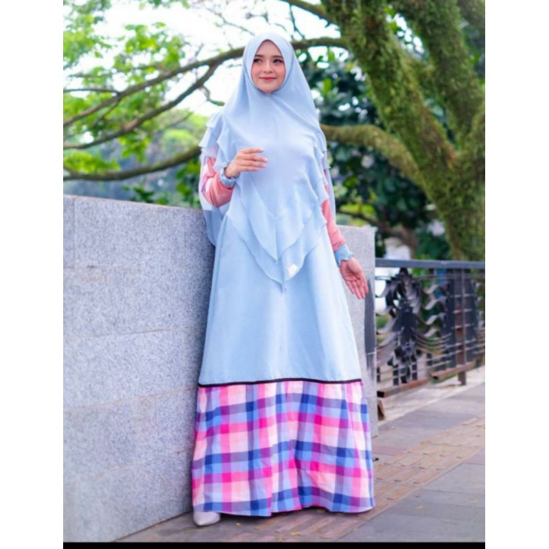 GAMIS FLANELLA DENIM ORI BY NINDAH SYAR'I