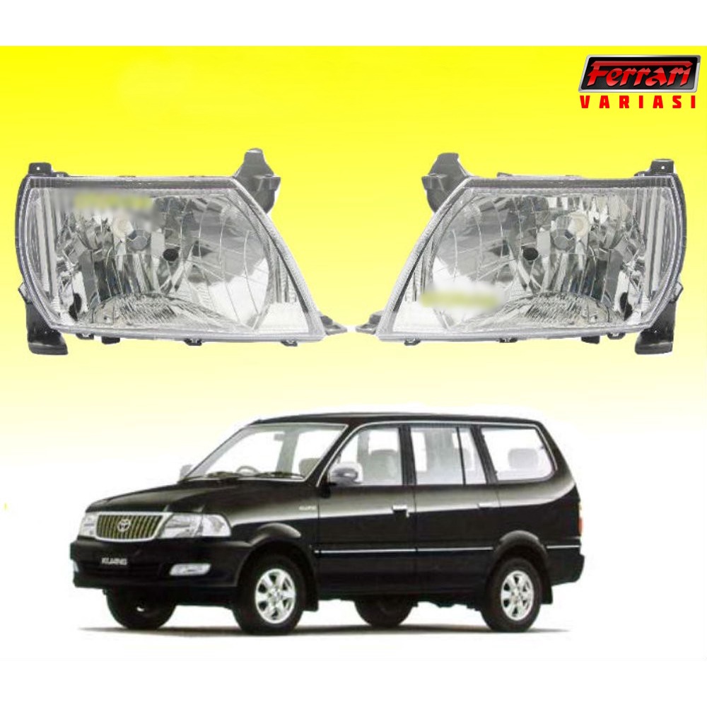 cover head lamp lampu depan mobil kijang 2003 ferrari variasi
