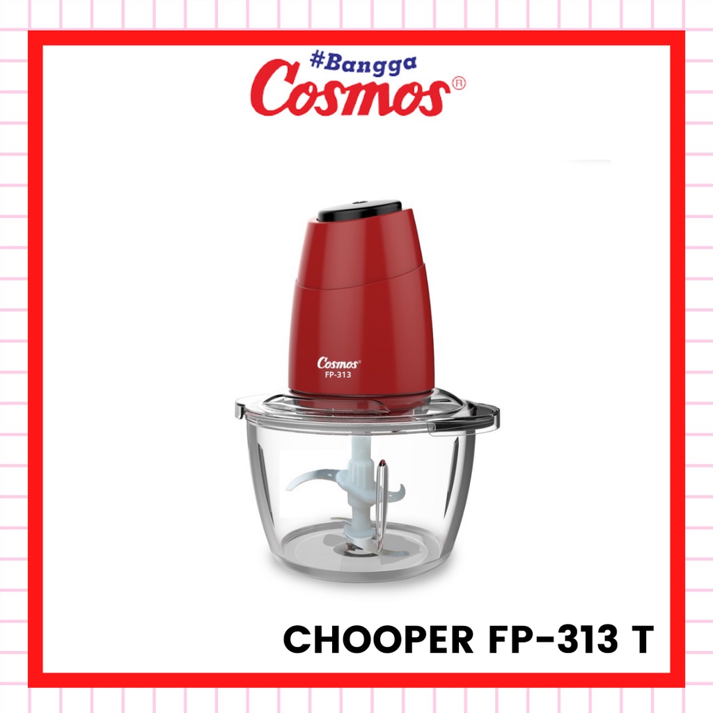 CHOPPER COSMOS FP-313 T  4 Mata Pisau Cepat Halus