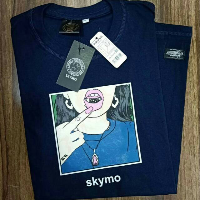 Promo pakaian kaos distro skymo  apparel atasan baju lengan 