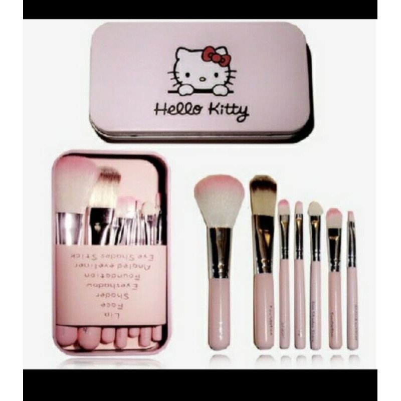 Kuas set hello kitty 7 pcs