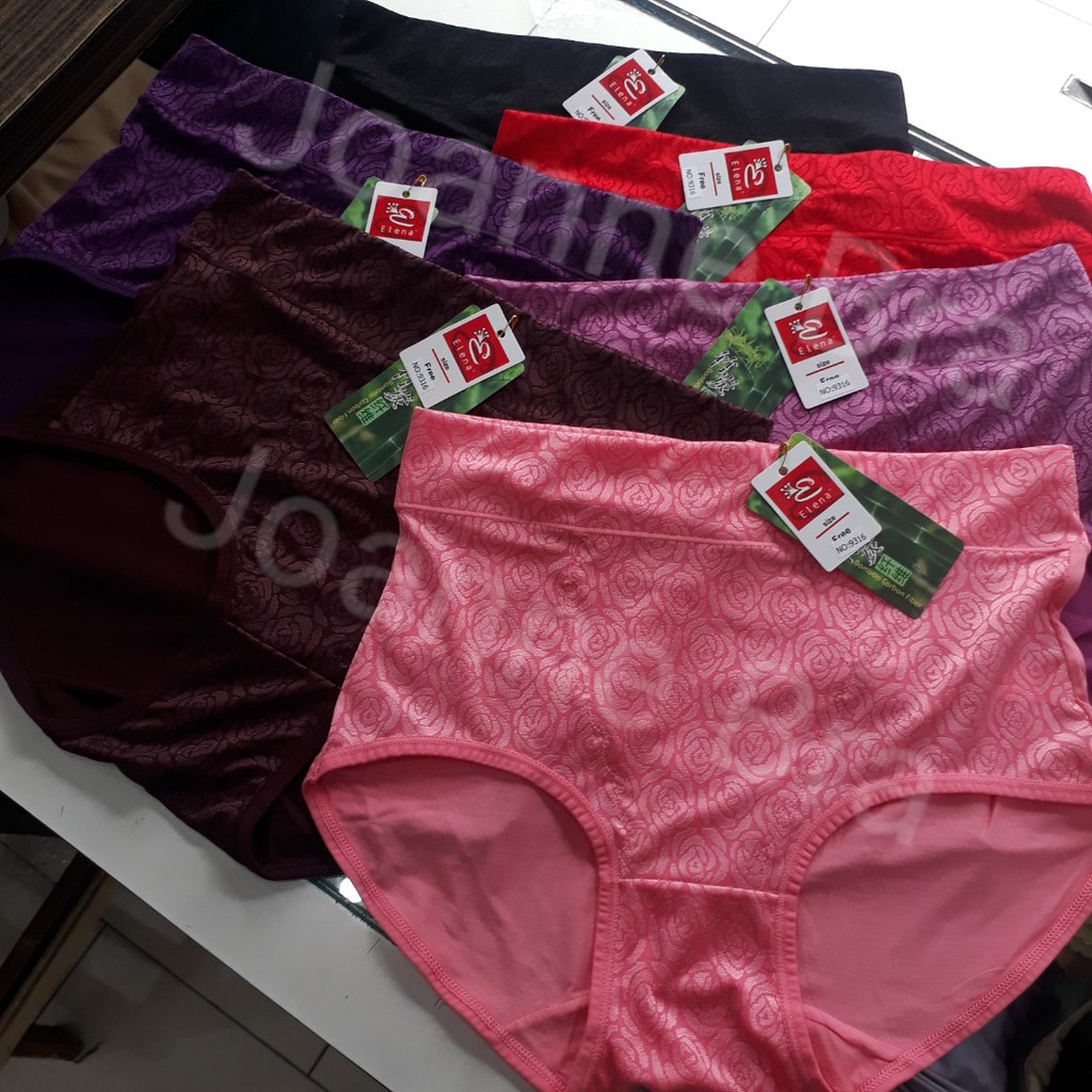 Elena Celana Dalam Wanita Pasak Tinggi E 9316 - CD Wanita Floral Lembut dan Dingin