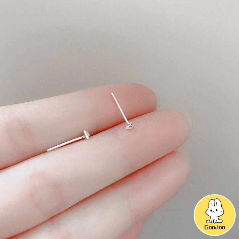Mini S925 Cinta Bintang Anting Sederhana Fashion Anting-Anting Perhiasan Wanita Anting -Doo