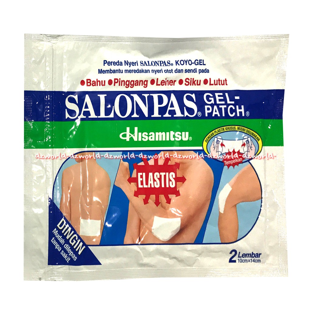 Salonpas Gel Patch Koyo Gel Pereda Nyeri Otot Dan Sendi Isi 2 Lembar