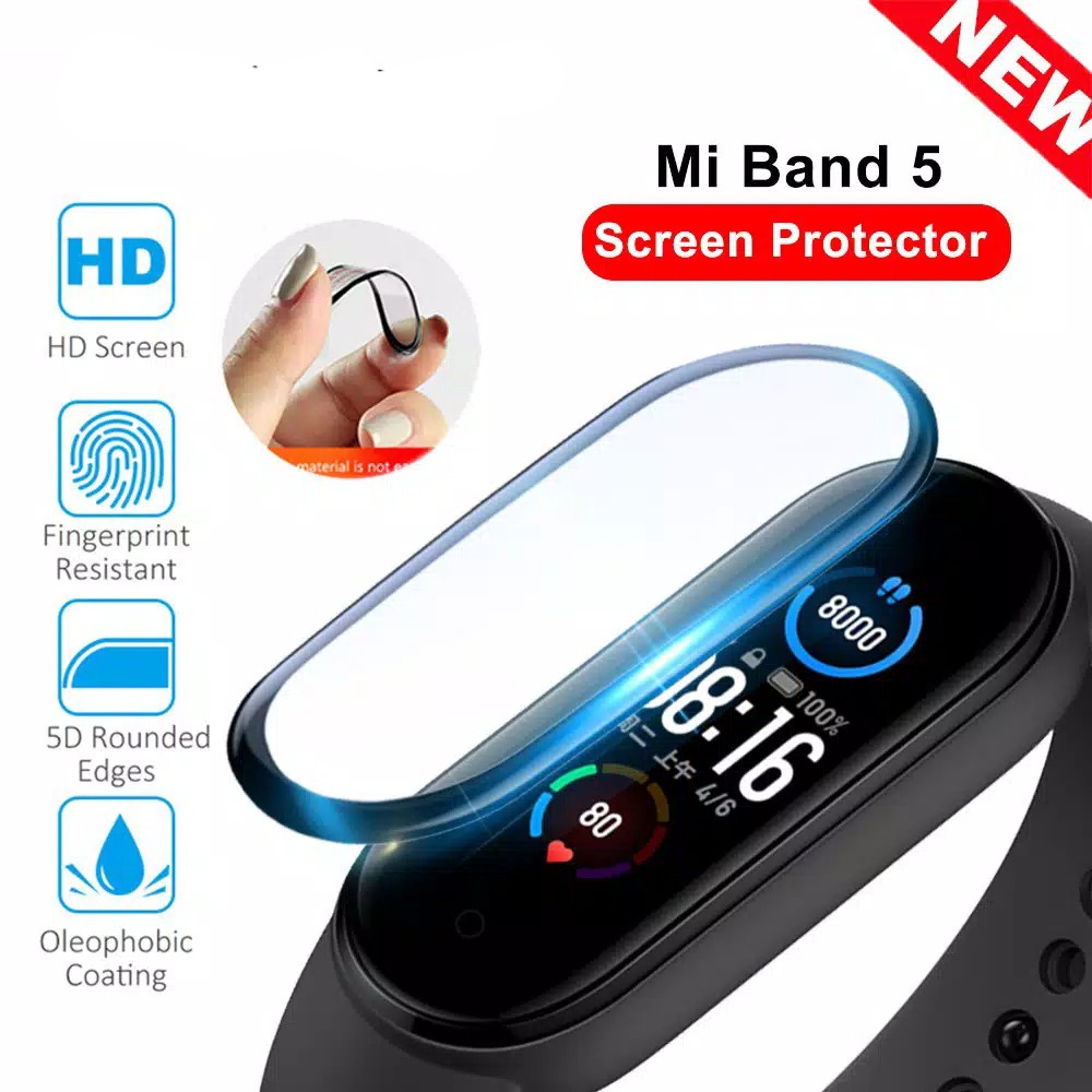 PET Anti gores screen guard Full list Mi Band 4 5 6 7 nano shock Miband 4 5 6 7