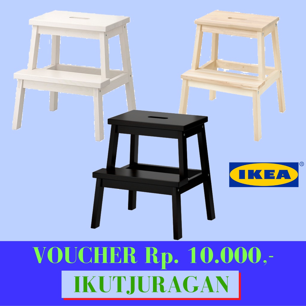 Jual ( FREE ONGKIR ) BEKVAM IKEA Bangku Tangga/ Tangga Kecil/ Tangga ...