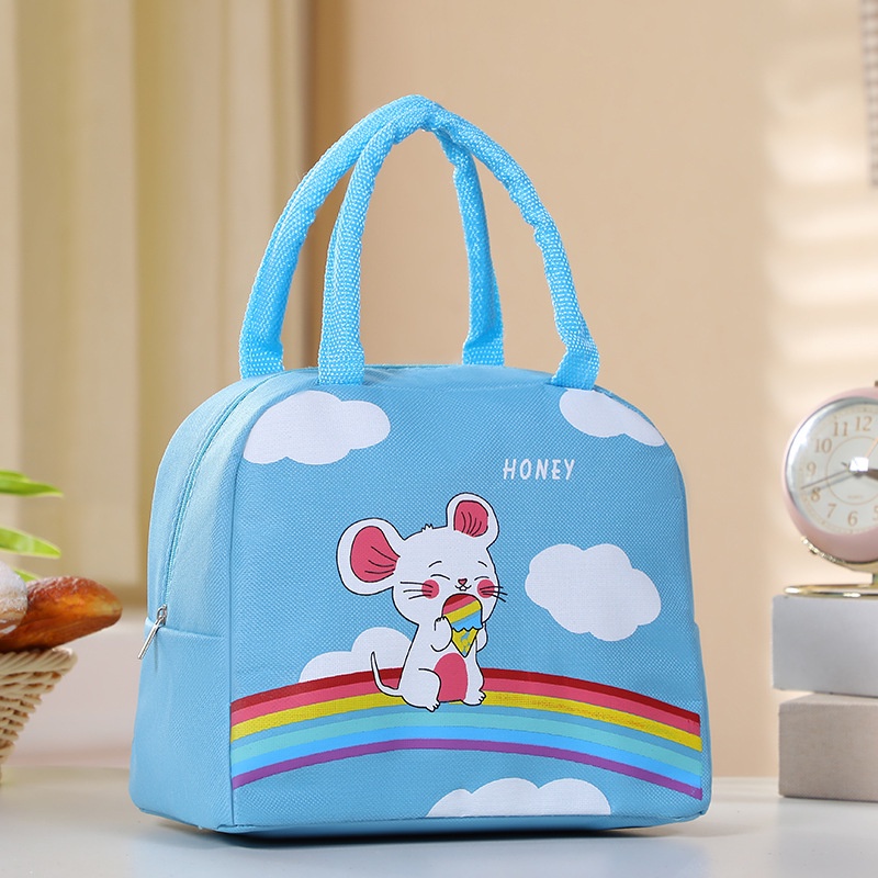 Tas Bekal Karakter/Iconic Insulated Lunch Bag Cooler WAJAH KARTUN -Tas Bekal Makan -KT07