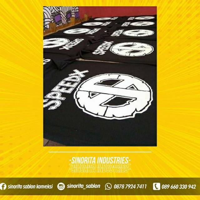 Vendor Sablon Kaos Band (Minimal 12pcs)