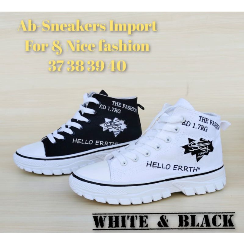 SNEKERS IMPORT BOOTS FOR&NICE