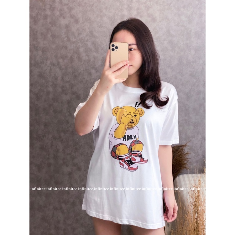 Kaos Oversize Wanita Atasan Wanita Jumbo Bahan Cotton Combed 30s