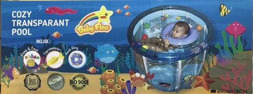 Baby Spa Kolam  Renang Bayi  Baby Flow Cozy Transparan 