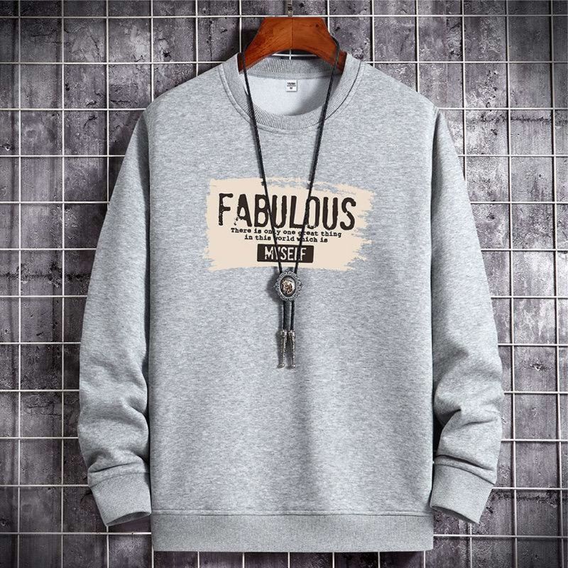 Sweater crewneck pria terbaru FABULOUS basic pria wanita termurah kualitas distro