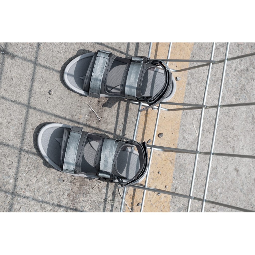 SANDAL PRIA KASUAL VOLKERFOOTWEAR CUTTER GREY SOLE BLACK