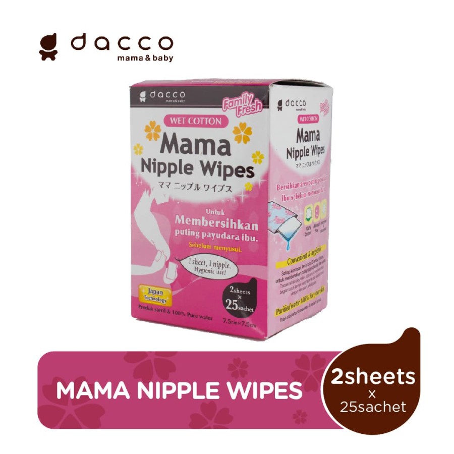 DACCO Mama Nipple Wipes Tissue Pembersih Puting Ibu