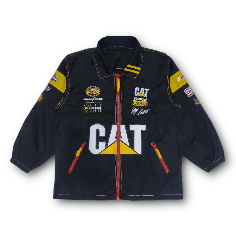 Caterpillar Nascar Jacket Vintage Second Size L / Jaket F1