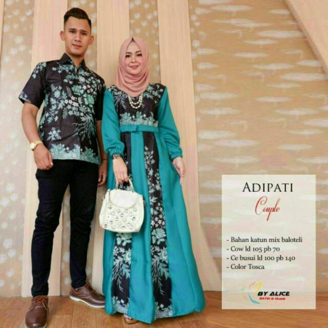 GAMIS BATIK ADIPATI COUPLE / COUPLE BATIK / BATIK PASANGAN