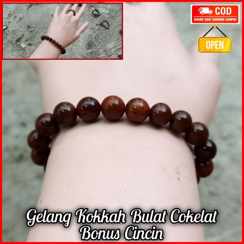 Gelang Kokkah Bulat Sedang Gratis Cincin Gelang kokka kaukah kokah koka