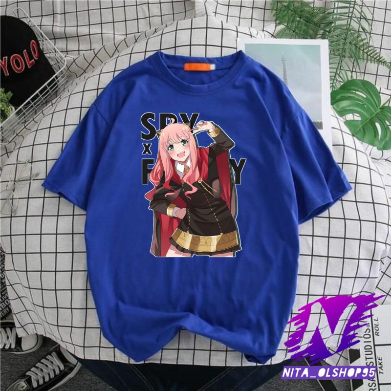 kaos anak anya forger lucu baju anime spy x family baju anya lucu