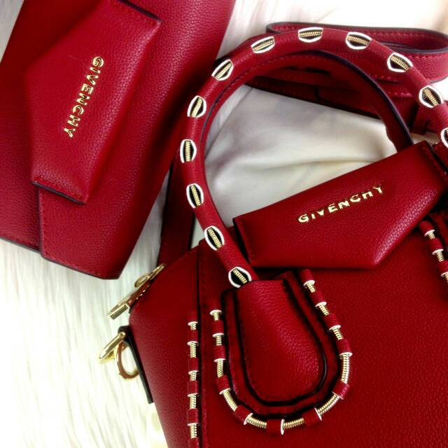 Best Seller 6458 GIVENCHY Antigona Chain Leather SS18 Bag || Tas Impor || Tas Batam || Tas Wanita