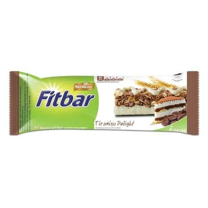 Fitbar Pack (12 pcs) Coklat, Fruit Rasberry, Nuts, Tiramisu