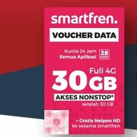 Voucher SMARTFREN NONSTOP 30 GB