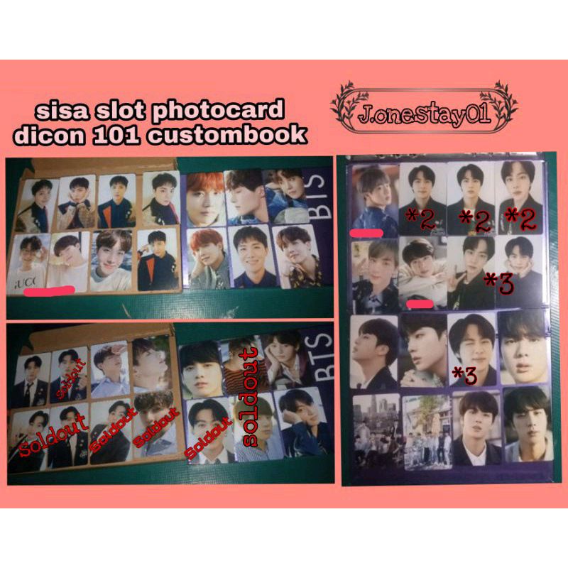 [SHARING] dicon 101 BTS JUNGKOOK J-HOPE Jin