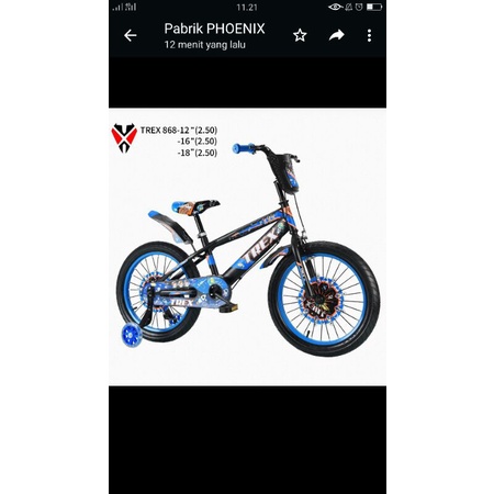 Free Ongkir JATIM sepeda BMX ANAK TREX