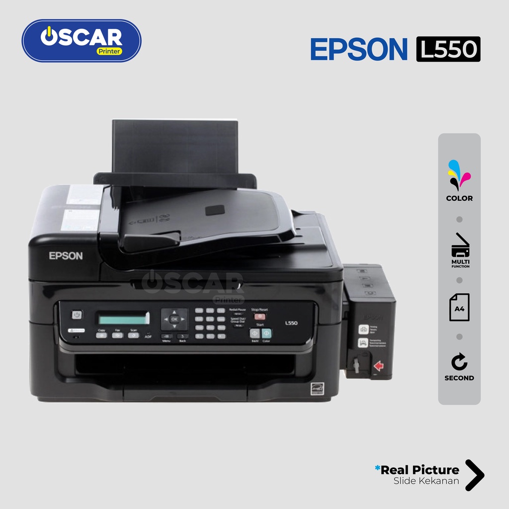Printer Warna EPSON L550 | Print Scan Copy ADF F4