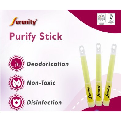 DESINFEKTAN RUANGAN  UDARA . STERILIZER UDARA .PURIFY STICK SERENITY