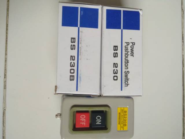 PUSH BUTTON ON OFF 15A / 30A 3 Phase BS-216B / BS-230B