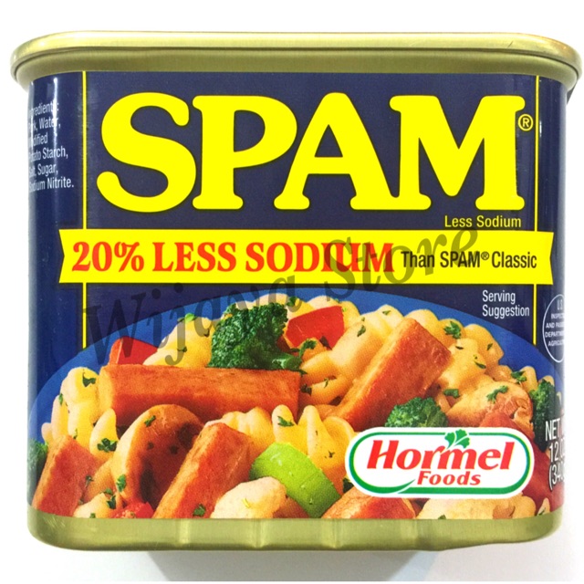 Spam 20% Less Sodium