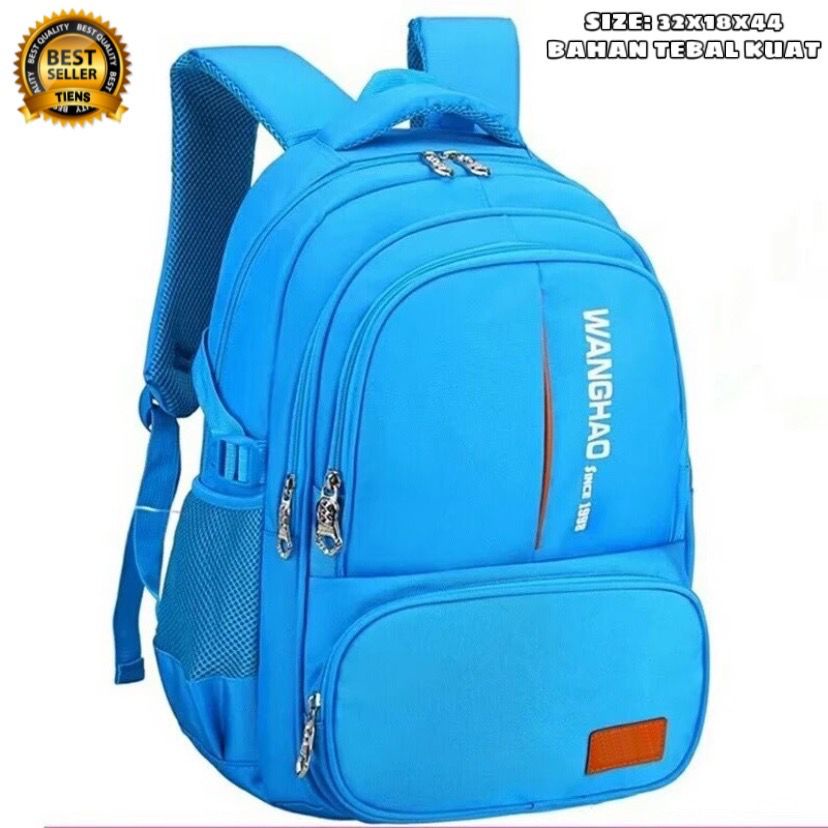 SPESIAL PROMO 7.7 - RANSEL PRIA/WANITA BACKPACK WANGHAO LAPTOP BERBAHAN DINIR UK. 32x18x44 CM | RANSEL KERJA, KULIAH, SEKOLAH | RANSEL BACKPACK MULTIFUNGSI MUAT LAPTOP | RANSEL LAKI-LAKI LAPTOP | RANSEL NAVY | RANSEL PINK | RANSEL BIRU MUDA | RANSEL HITAM