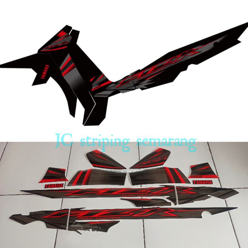 striping f1zr 2004 full hitam