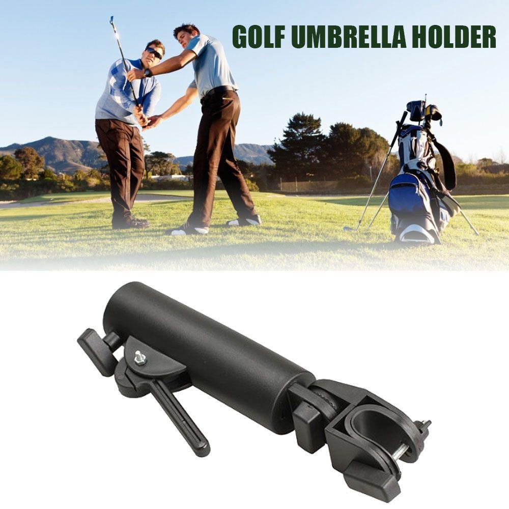 Rebuy Payung Golf Holder Kursi Roda Payung Stand Clip Adjustable Buggy Umbrella Munt Bracket