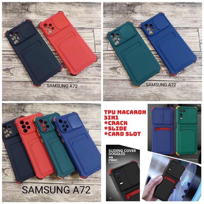 Case Samsung Galaxy A72 Case Slot Card Soft Case