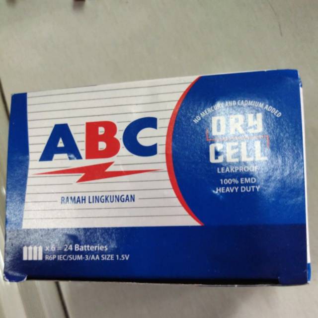 BATERAI ABC A2. SEKOTAK 24 PCS