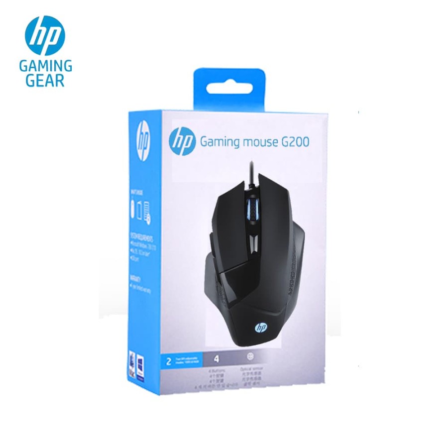 Mouse Gaming / Gaming Mouse HP G200 - 4000DPI RGB 6 Button Macro Mouse