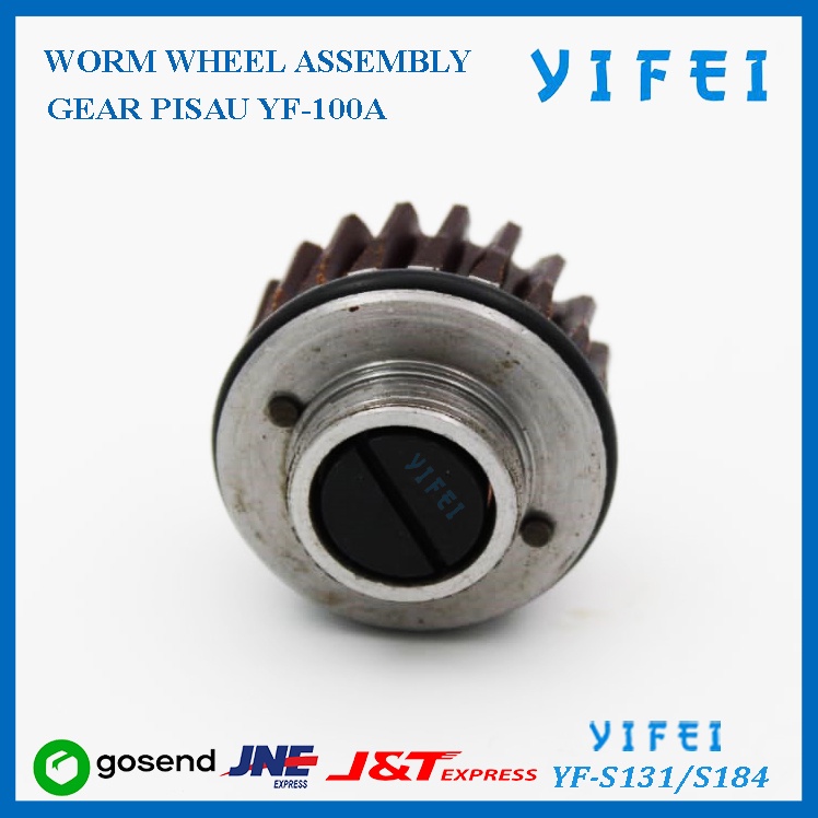 WORM WHEEL ASSEMBLY YIFEI YF-S131/S184/GEAR PISAU YF-100A