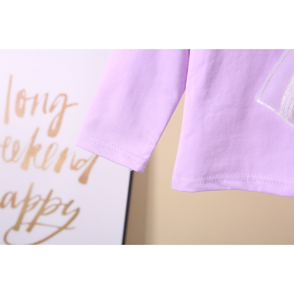 Kaos Panjang Anak Perempuan Motif Pita Renda Bahan Katun Casual Style Import Baju Atasan Balita-8