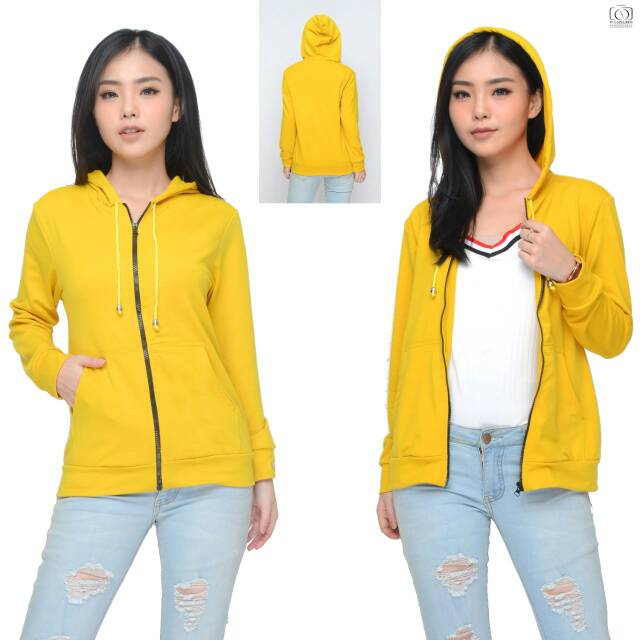 JAKET SLETING POLOS WANITA