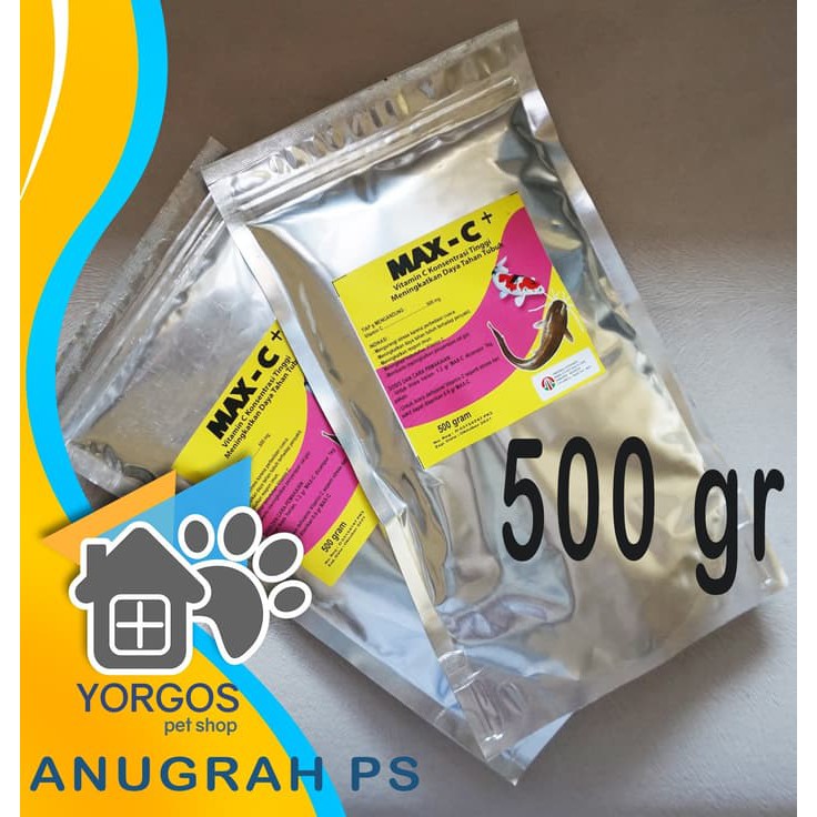 Vitamin Ikan Max C+ 500 gram