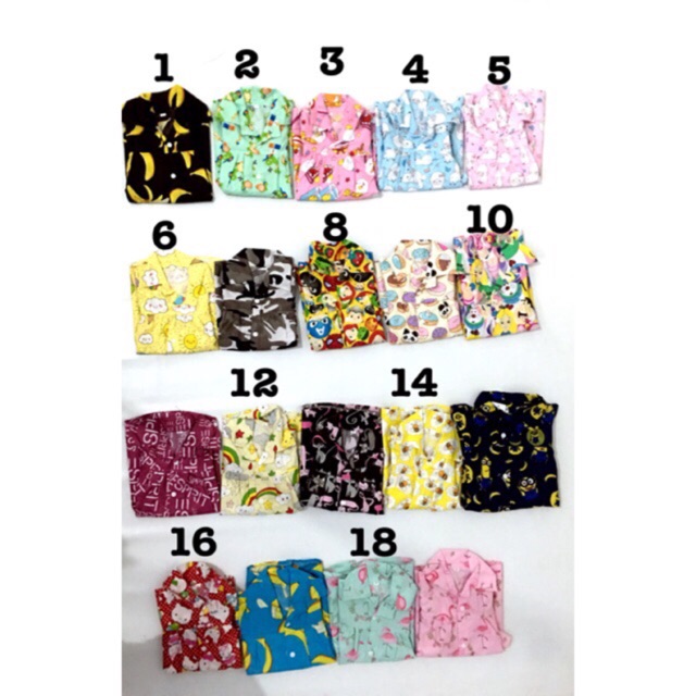 (Harga Ecer) Kemeja Umbrella katun catra anak perempuan