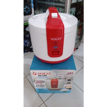 Magic com/rice cooker Sogo 1.8 liter