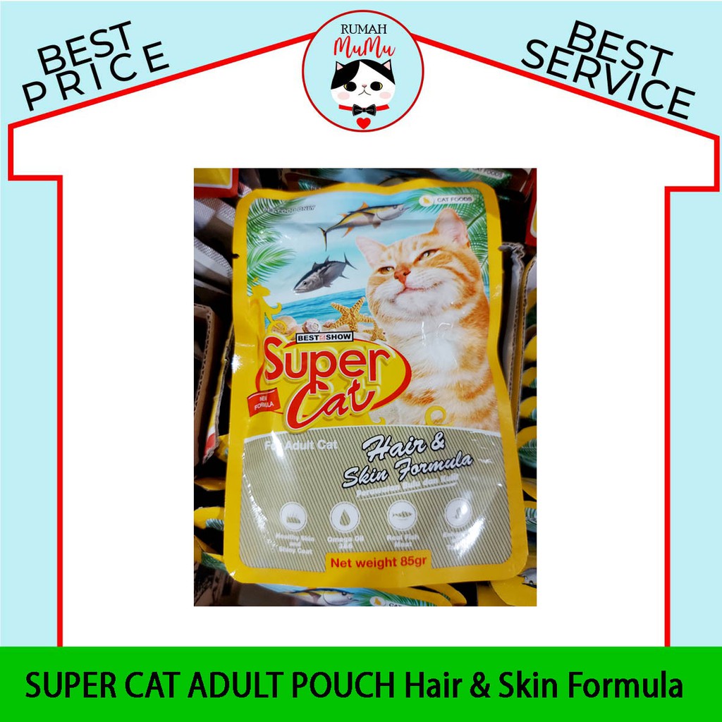 SUPERCAT POUCH ADULT 85gr Murah