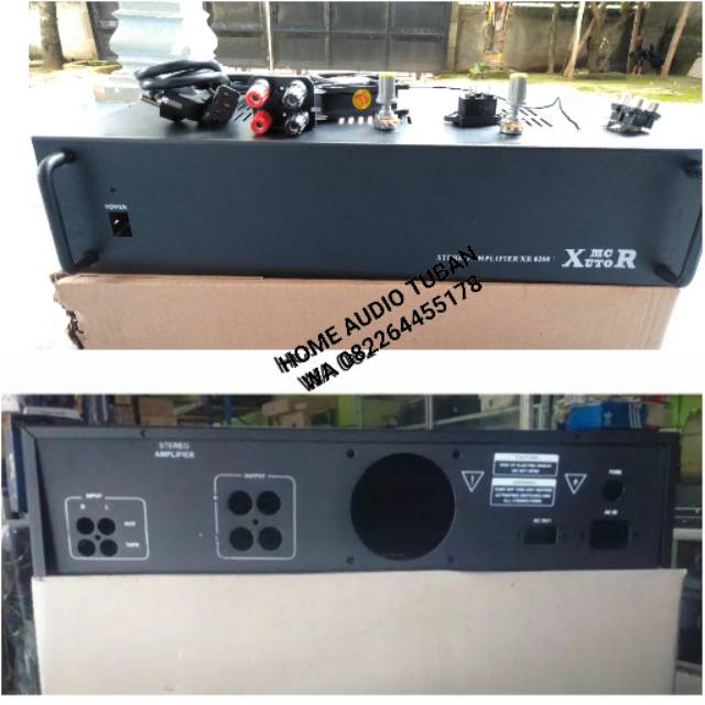 box power amplifer full set aksesoris XR 0200