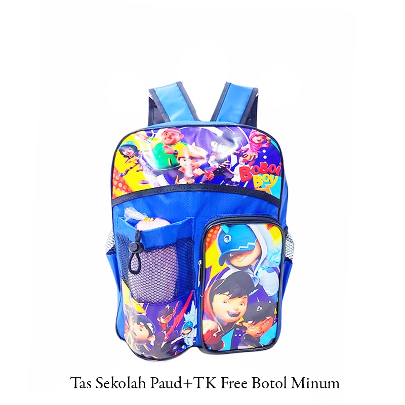 Tas Sekolah Anak TK-SD Free Botol Minum