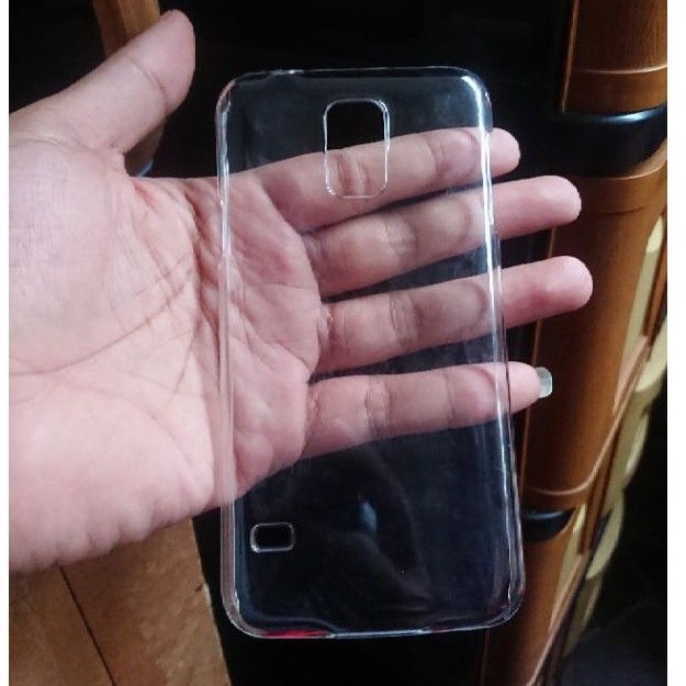 Hardcase Samsung Galaxy S5 Bahan Akrilic mika Clear Bening Docomo Au softbank Global