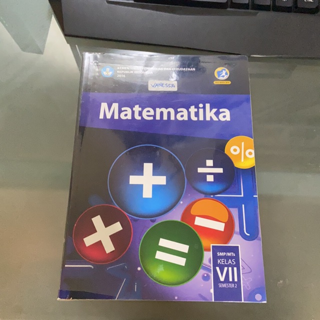 Buku matematika kelas 7 SMP semester 2 BEKAS