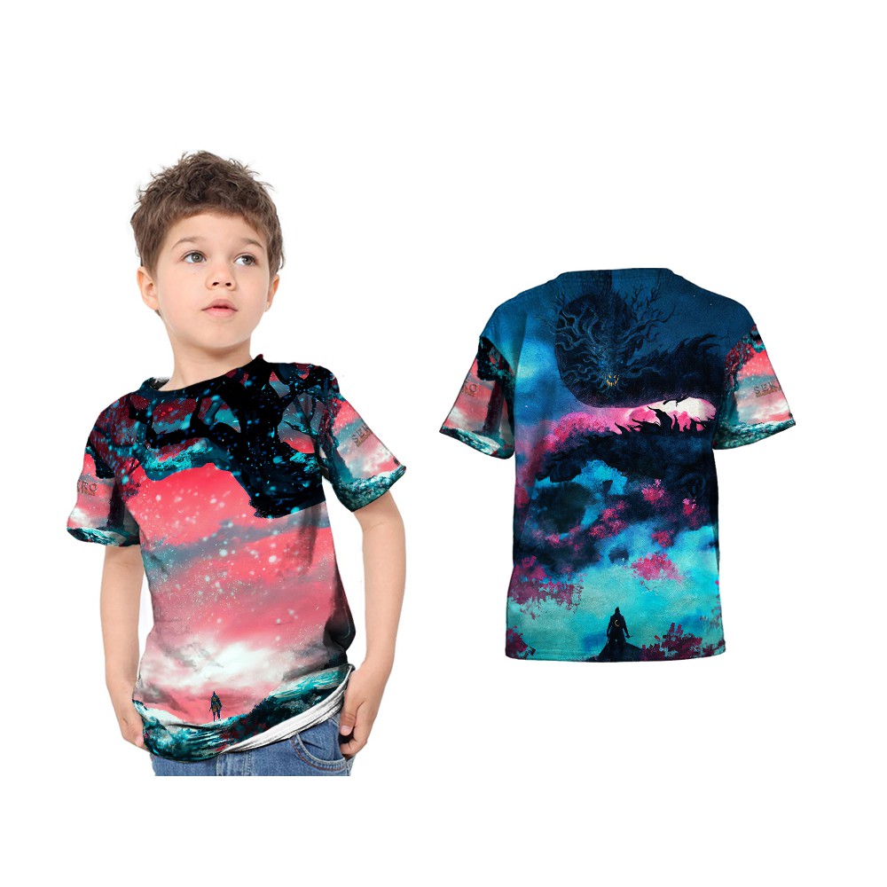 Kaos Baju T-shirt Murah Anak Laki-Laki Dan Perempuan Fullprint SEKIRO